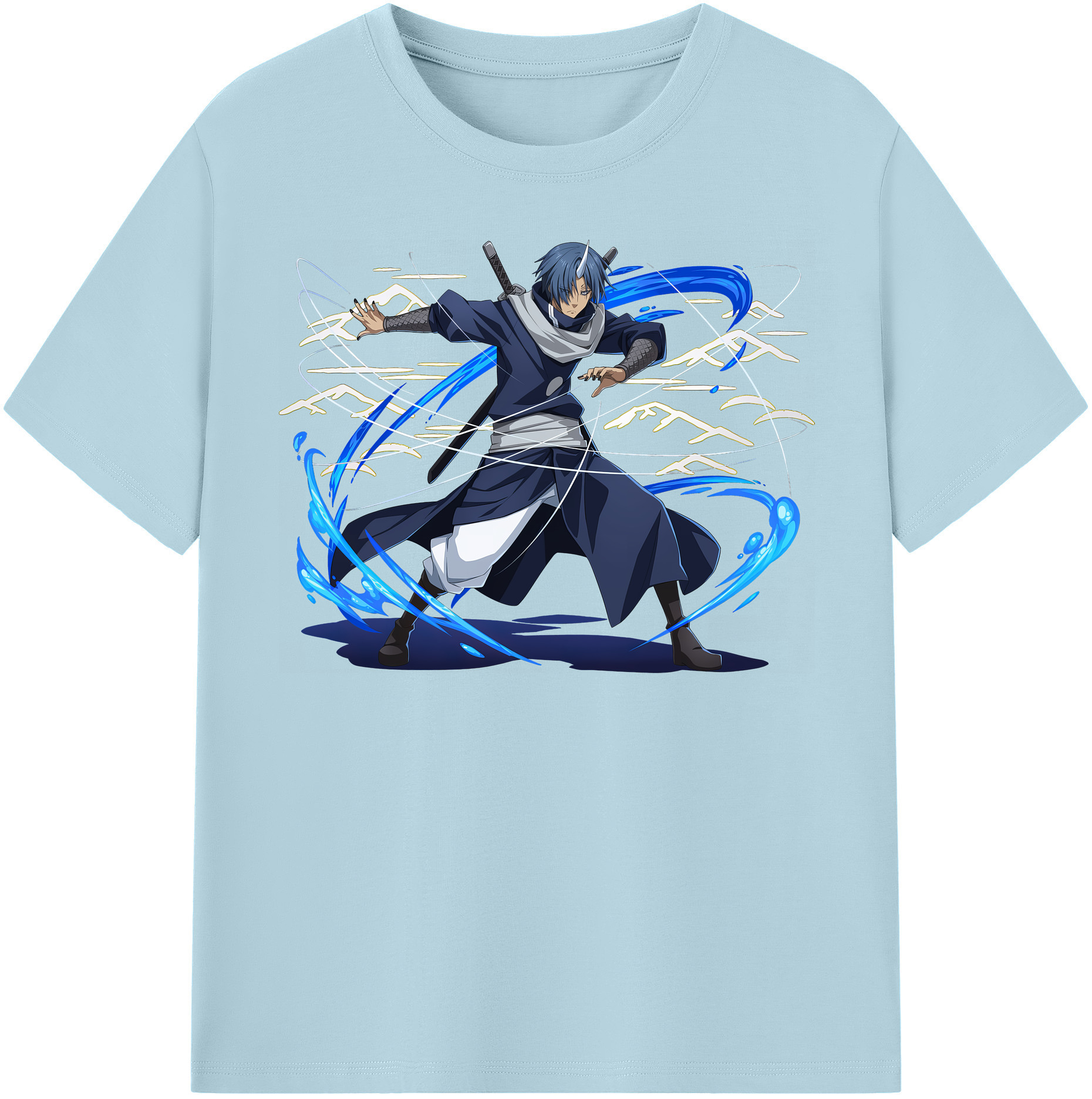 （画像用） 転スラ Regarding Reincarnated to Slime 綿100％半袖Tシャツ（フロントプリント）